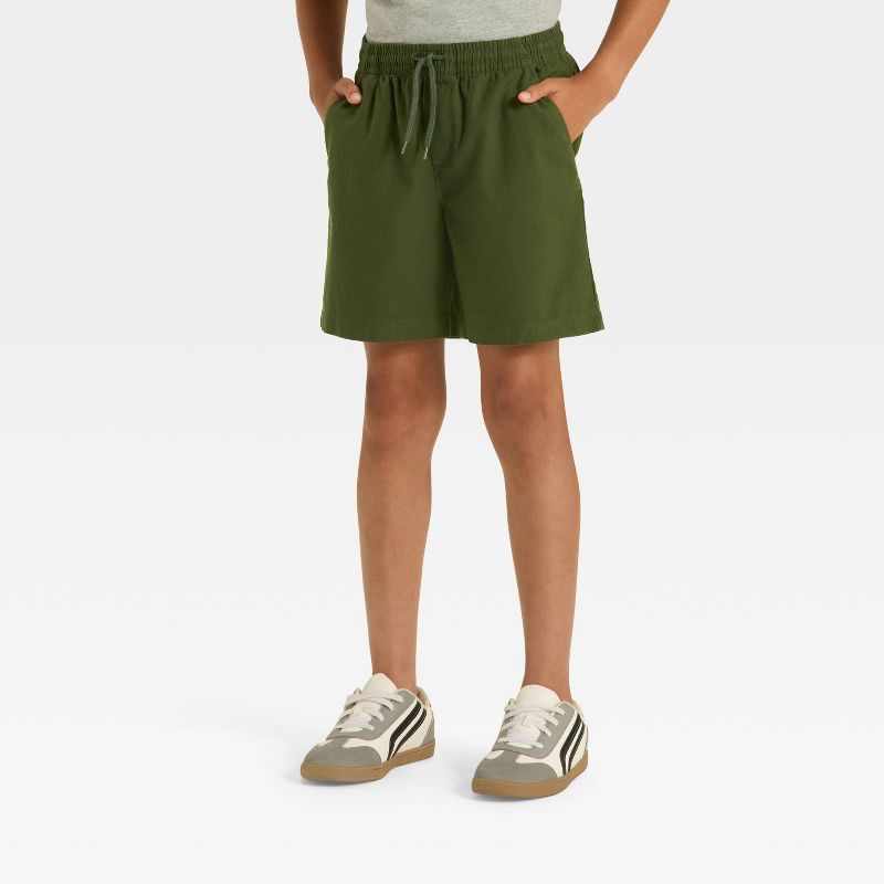 Boys' Cotton-Blend Pull-On Shorts - art class™