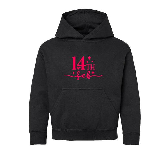 The Juniper Shop 14th Feb Stars Puff Print Youth Graphic Hoodie