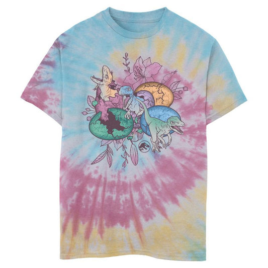 Boy's Jurassic World Easter Cracked Dinosaurs T-Shirt