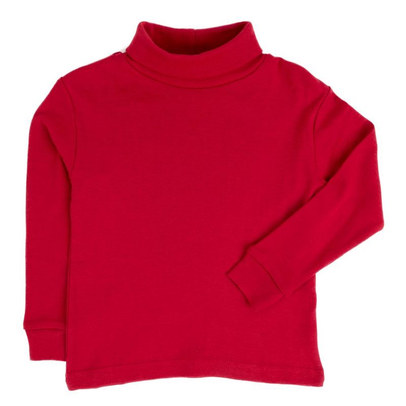 Leveret Kids Solid Classic Color Turtleneck