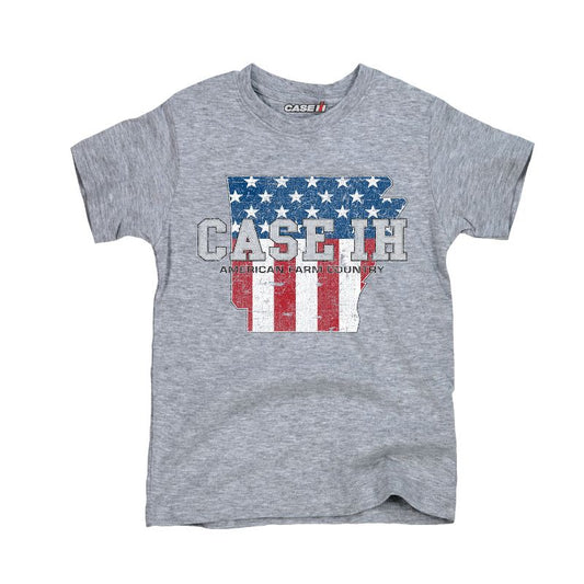 Boys' - Case IH - Country Patriotic AR Short Sleeve Graphic T-Shirt