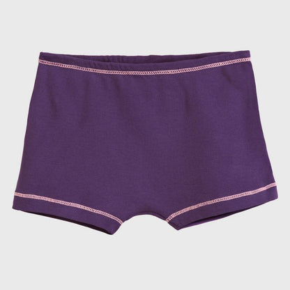 City Threads Girls Soft Cotton Boyshort Underwear - USA-Made Comfortable Kids/Toddlers Undies