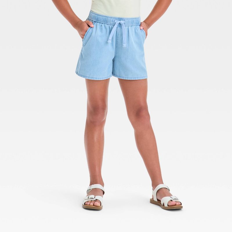 Girls' Woven Pull-On Shorts - Cat & Jack™