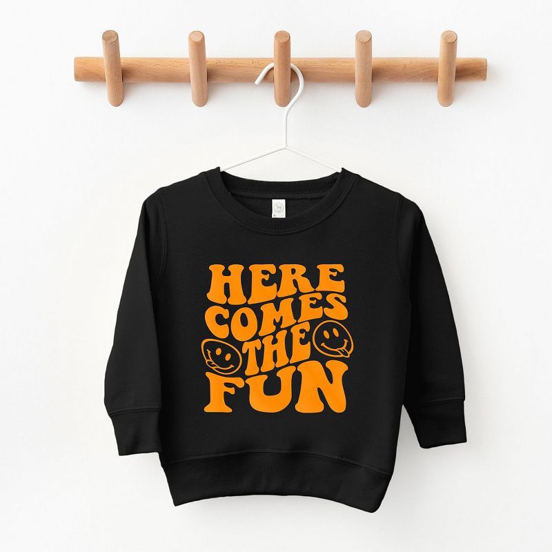 The Juniper Shop Here Comes The Fun Puff Print Youth Ultra-Soft Graphic Sweatshirt
