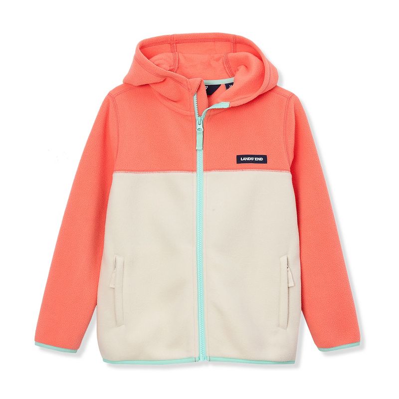 Lands' End Kids Fleece Full Zip Jacket with Hood