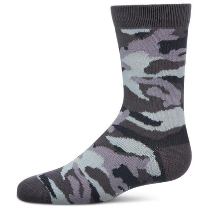 Memoi Boys' Camouflage Crew Socks
