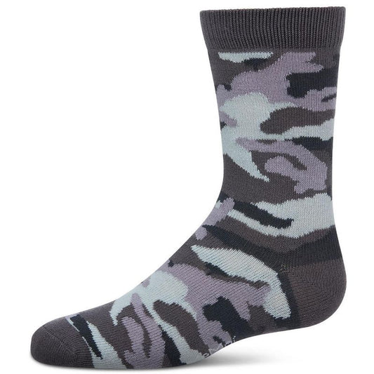 Memoi Boys' Camouflage Crew Socks