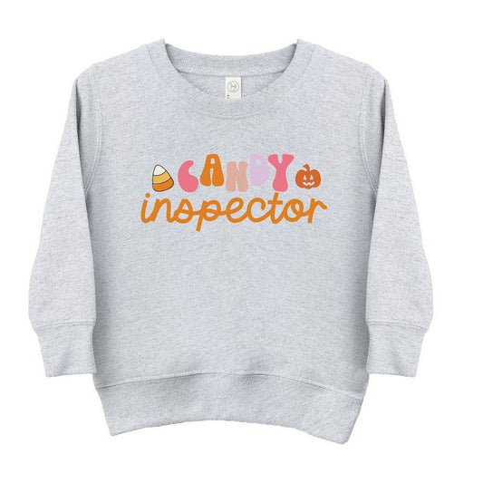 The Juniper Shop Candy Inspector Colorful Toddler Graphic Sweatshirt