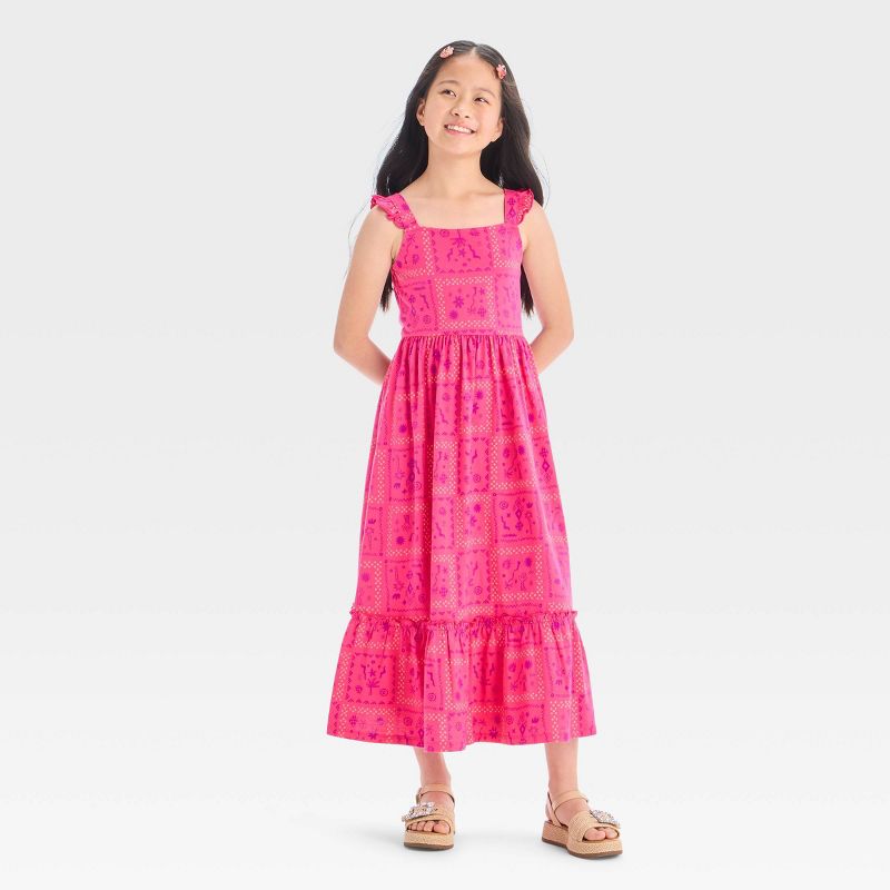 Girls' Sleeveless Spring Knit Maxi Dress - Cat & Jack™