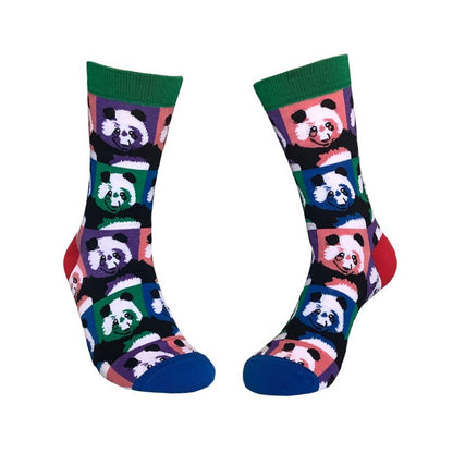 Pop Art Panda Pattern Socks from the Sock Panda (Small, Medium or Large)