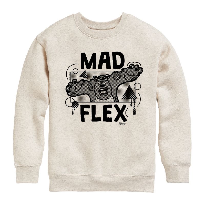 Boys' - Disney - Mad Flex Sully Graphic Long Sleeve Fleece Sweatshirt