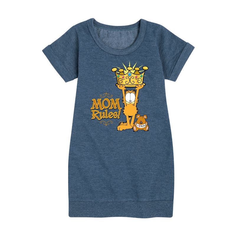 Girls' - Nickelodeon - Mother's Day Graphic Short Sleeve Fleece Dress