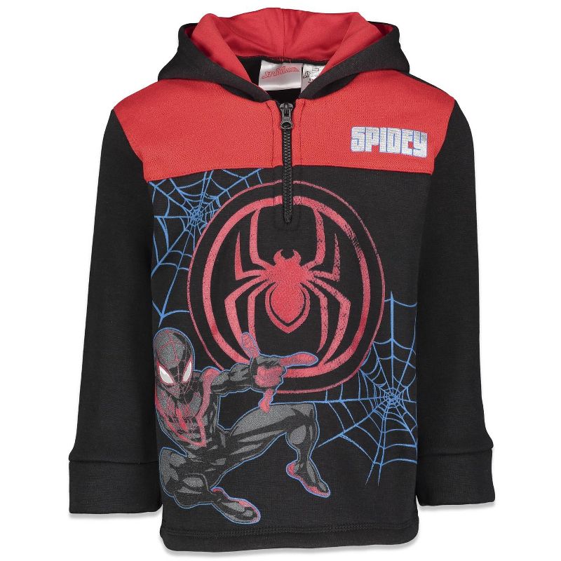 Marvel Fleece Half Zip Hoodie Toddler
