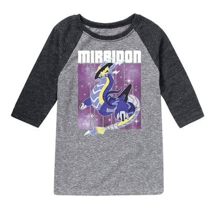 Boys' - Pokémon - Miraidon Legend Raglan Graphic T-Shirt
