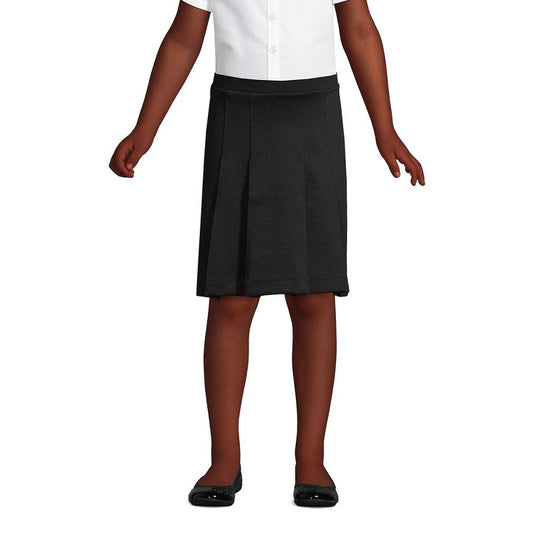 Lands' End Lands' End School Uniform Kids Ponte Pleat Skirt