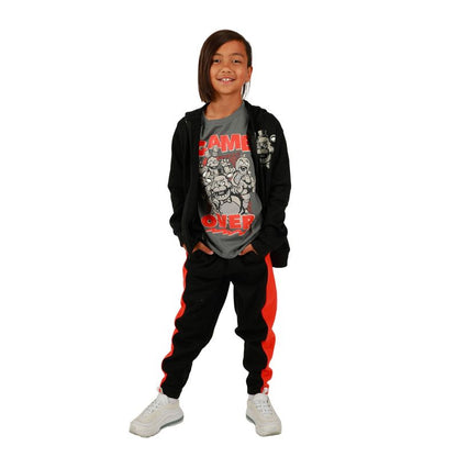 Youth Boys Five Nights at Freddy's 3 pc Hoodie T-Shirt Jogger T-shirt combo