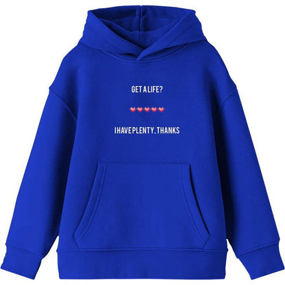 Gamer Get a Life  Youth Long Sleeve Hoodie