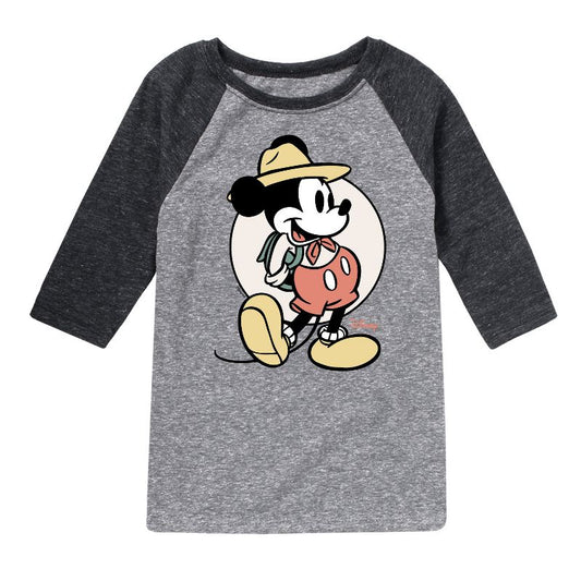 Boys' - Disney - Mickey Mouse Raglan Graphic T-Shirt