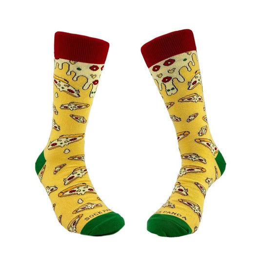 Cheesy Pizza Pattern Socks from the Sock Panda (Adult Large or Adult Small Sizes)