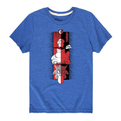 تي شيرت جرافيكي بأكمام قصيرة بتصميم سنورلاكس جينجار من بوكيمون للأولاد