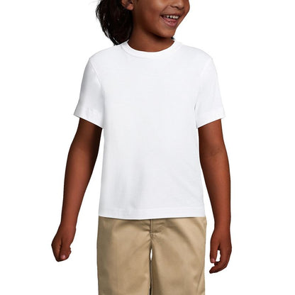 Lands' End School Uniform Kids Short Sleeve Essential T-shirt