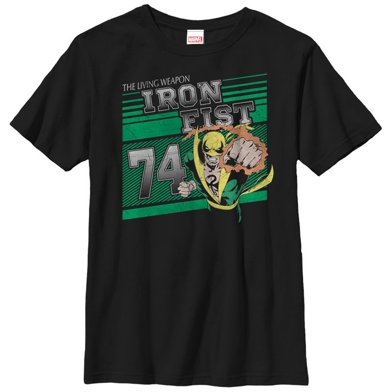 Boy's Marvel Iron Fist Living Weapon 74 T-Shirt