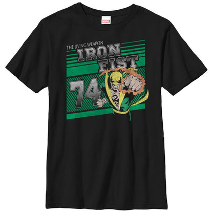 Boy's Marvel Iron Fist Living Weapon 74 T-Shirt