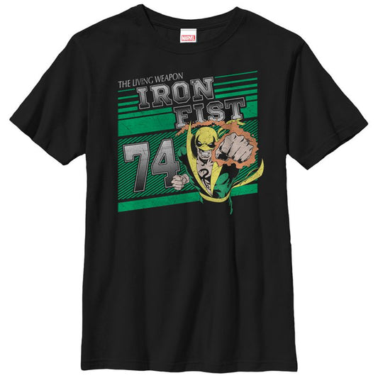 Boy's Marvel Iron Fist Living Weapon 74 T-Shirt
