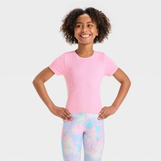 Girls' Seamless Crop T-Shirt - All In Motion™