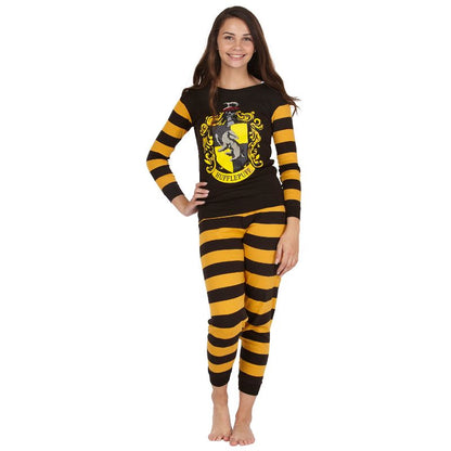 Harry Potter Kids Cotton Tight Fit Crest Pajamas All 4 Hogwarts Houses Available