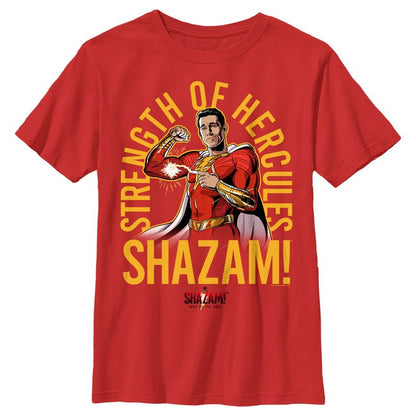 Boy's Shazam! Fury of the Gods Strength of Hercules T-Shirt