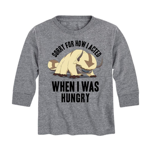Boys' - Avatar: The Last Airbender - Appa Hungry Long Sleeve Graphic T-Shirt