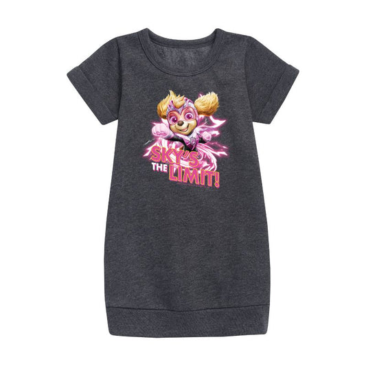 Girls' - Paw Patrol - Skys The Limit Graphic Short Sleeve Fleece Dress