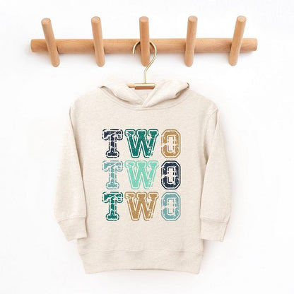 The Juniper Shop Two Two Two Toddler Graphic Hoodie