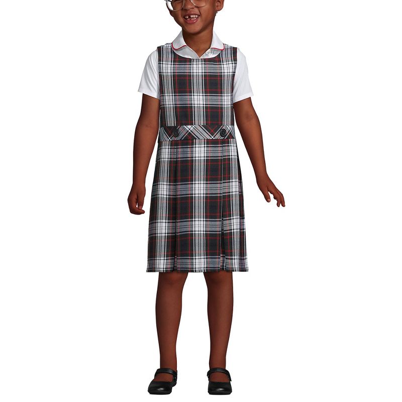 Lands' End Kids Uniform Plaid Jumper