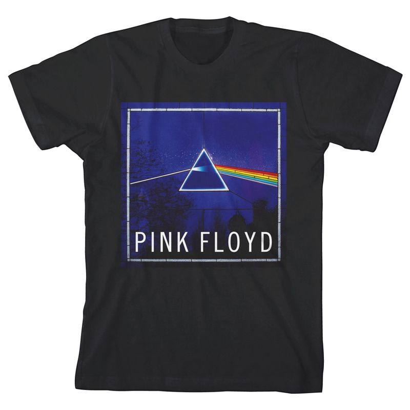 تي شيرت أسود للأولاد من ألبوم Dark Side Of The Moon من Pink Floyd