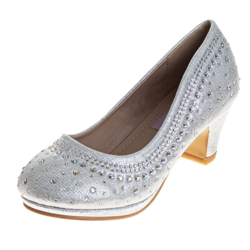 Nanette Lepore Girls' Low Heeled Dress Pumps