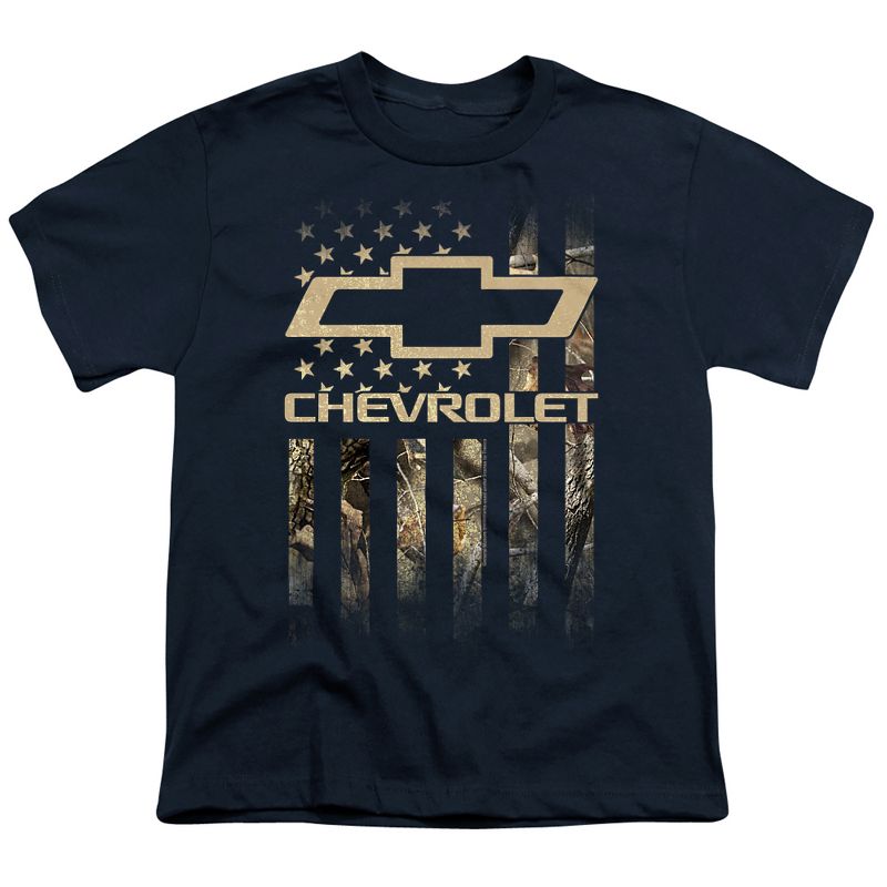 Boys' Chevrolet Camo Flag T-Shirt