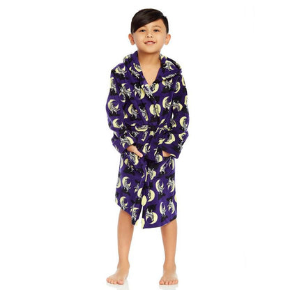 Leveret Kids Fleece Hooded Robe