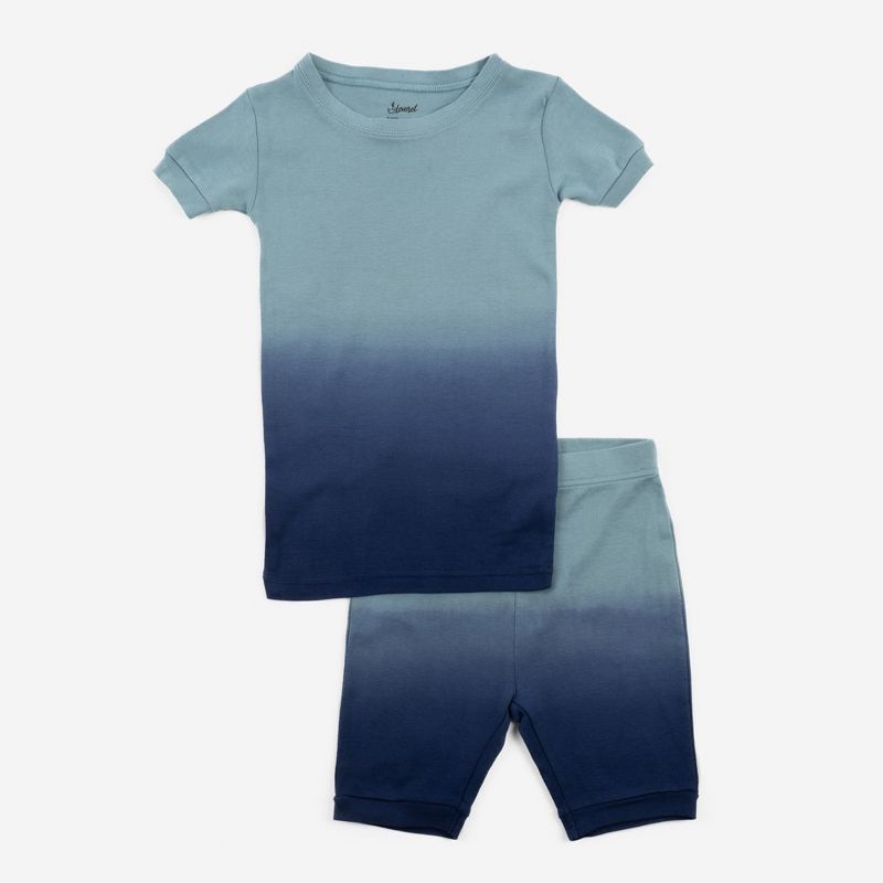 Leveret Kids Two Piece Cotton Tie Dye Short Pajamas