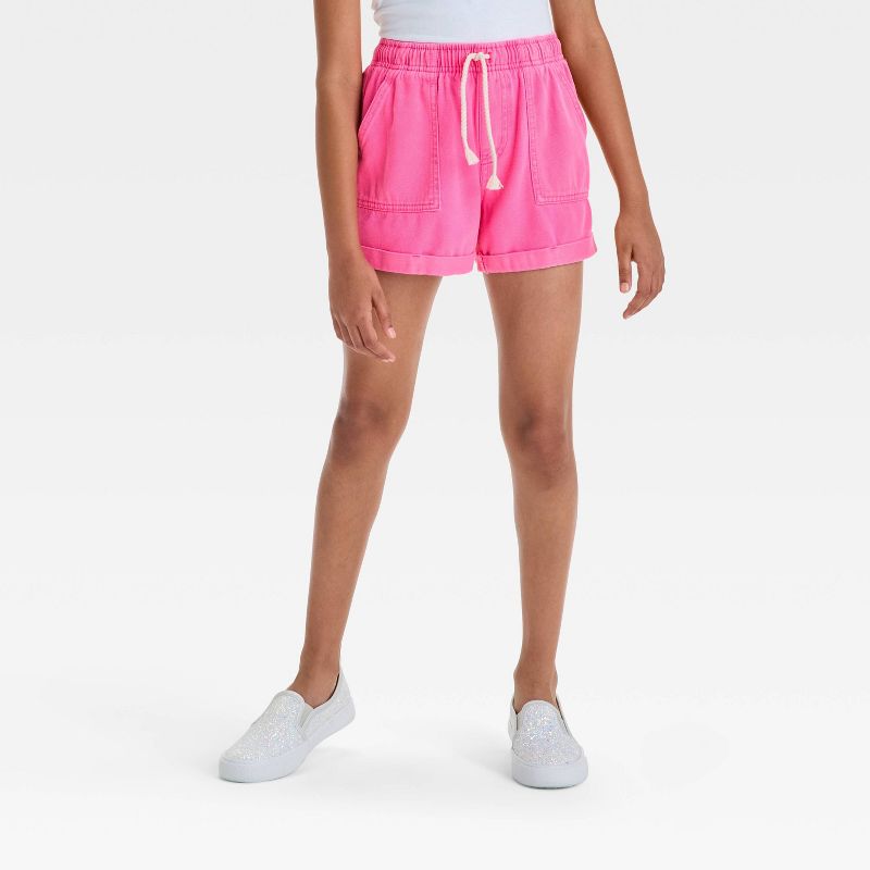 Girls' Pull-On Woven Shorts - Cat & Jack™