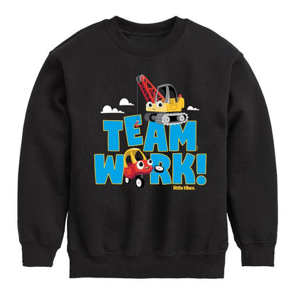 Boys' - Little Tikes - Teamwork Makes the Dream Work Graphic Long Sleeve Fleece Sweatshirt