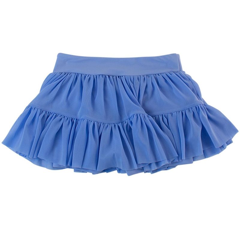 RuffleButts Girls Active Tulle Skort
