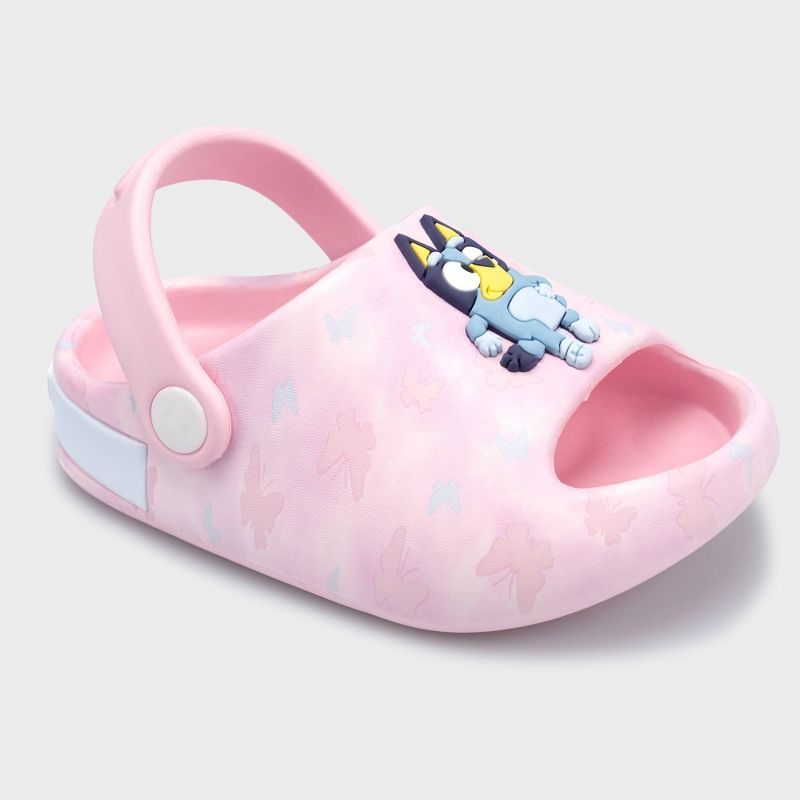Toddler Girls' Bluey EVA Sandals - Pink
