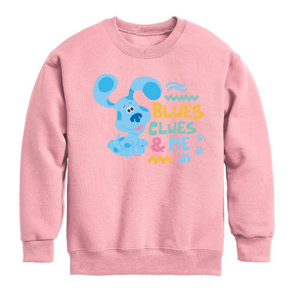 Boys' - Blue's Clues & You! - Blue's Clues & Me Graphic Long Sleeve Fleece Sweatshirt