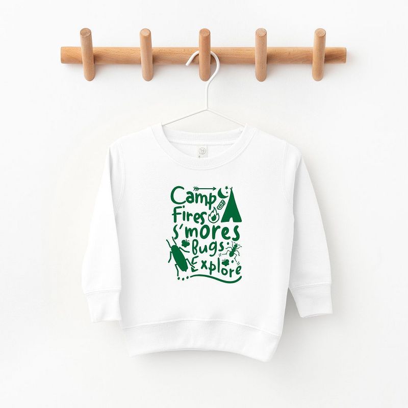 The Juniper Shop Camp Fire S'mores Toddler Graphic Sweatshirt