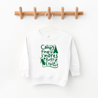 The Juniper Shop Camp Fire S'mores Toddler Graphic Sweatshirt