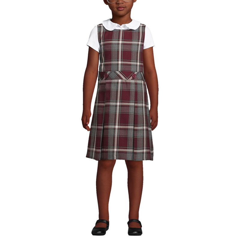 Lands' End Kids Uniform Plaid Jumper