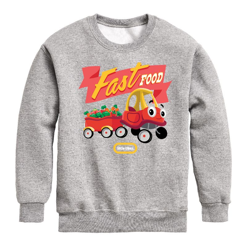 Boys' - Little Tikes - Fast Food Towing Graphic Long Sleeve Fleece Sweatshirt