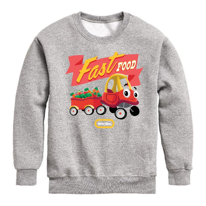 Boys' - Little Tikes - Fast Food Towing Graphic Long Sleeve Fleece Sweatshirt